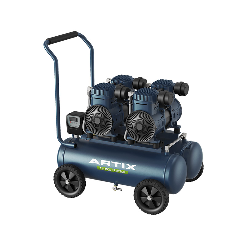 Oil Free Air Compressor,AT2000*2-45,4.8HP,1800W*2-45L