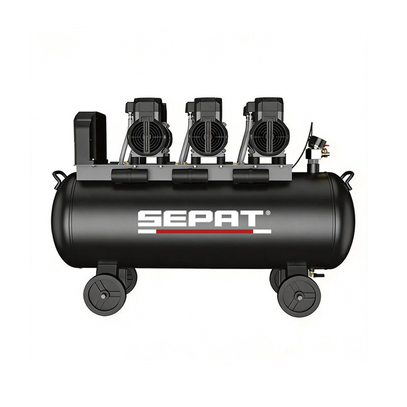 Oil Free Air Compressor,SP1550*3-120,4.8HP,1200W*3-120L